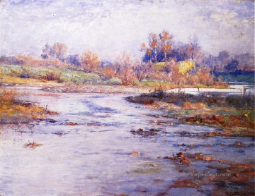Misteriosos paisajes impresionistas de Indiana Theodore Clement Steele Pinturas al óleo